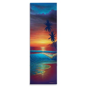 "Sunset Showers" Traditional Stretched Canvas