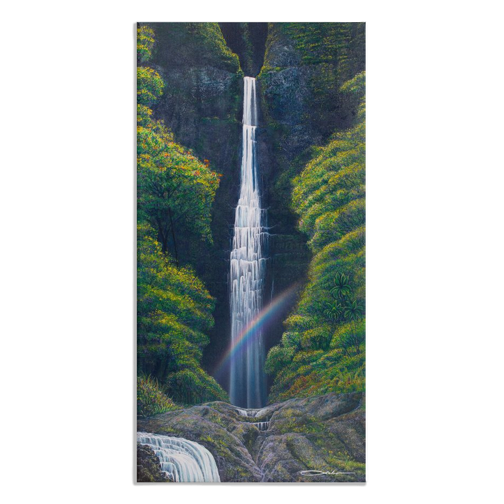 "Kauai Falls" Traditional Stretched Canvas