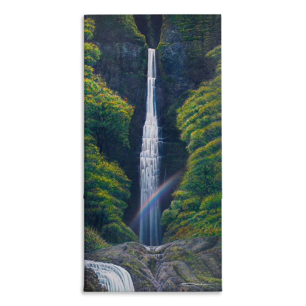 "Kauai Falls" Traditional Stretched Canvas