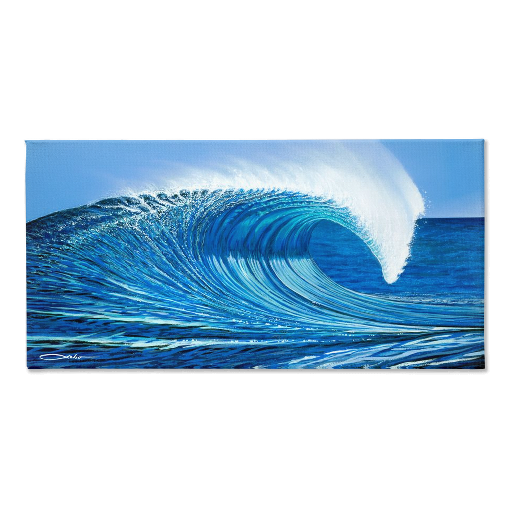 "Waimea Bay" Traditional Stretched Canvas