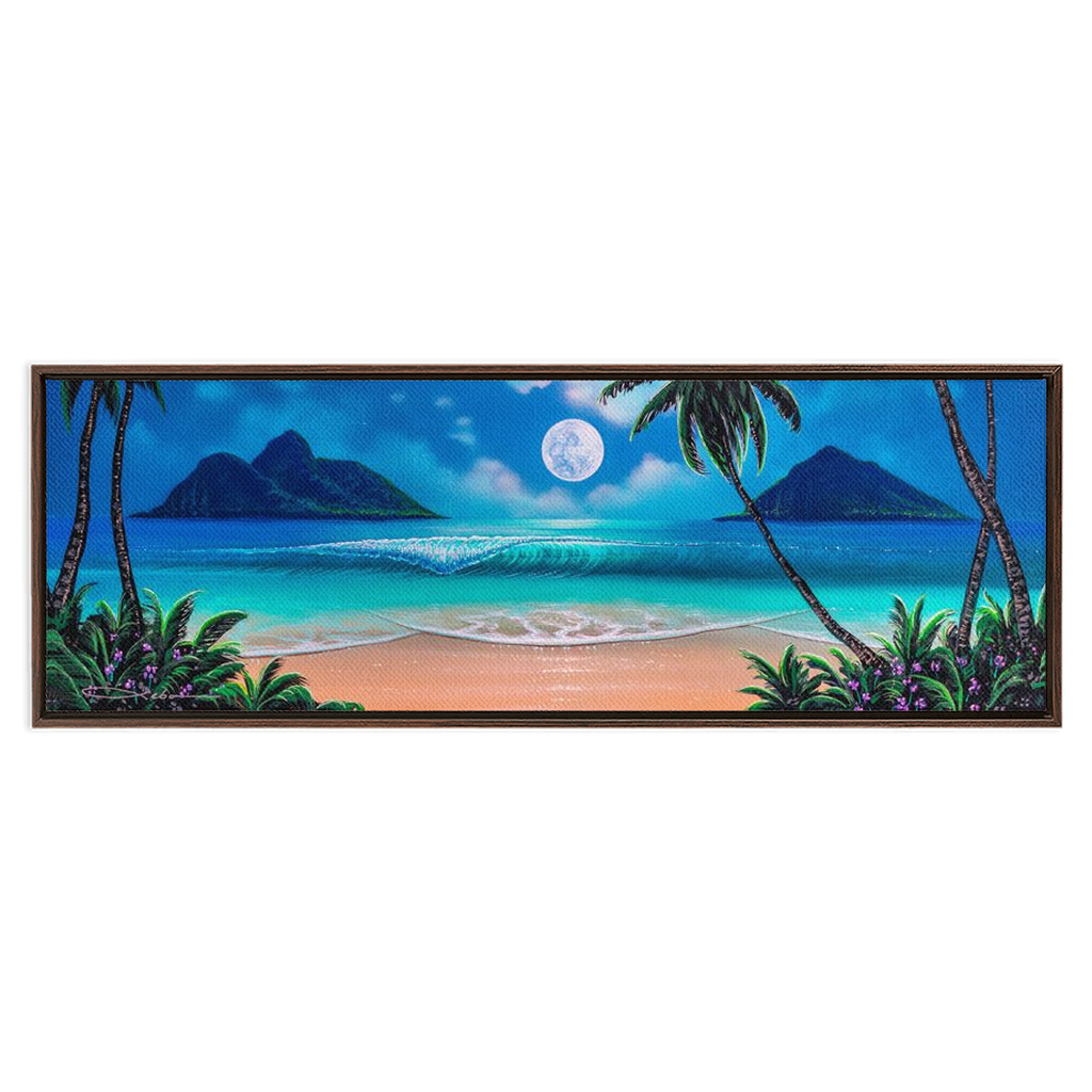 "Dreaming of Lanikai" Framed Traditional Stretched Canvas