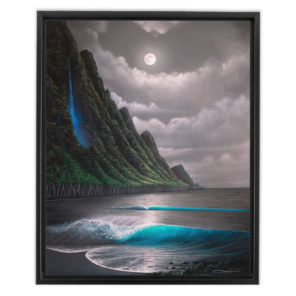 "Na Pali Dream" Framed Traditional Stretched Canvas