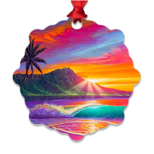 "Morning's Blessing" Metal Ornaments