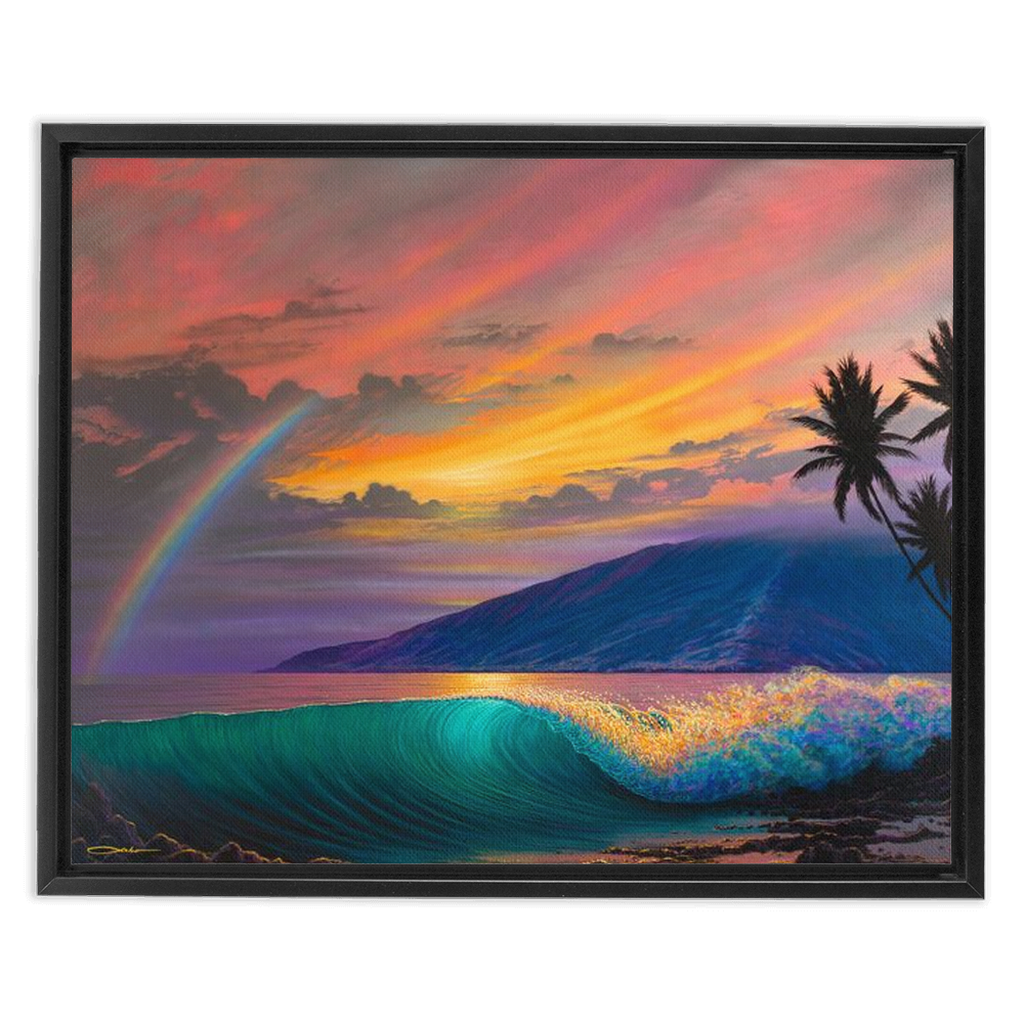 "Kihei Dream" Framed Traditional Stretched Canvas