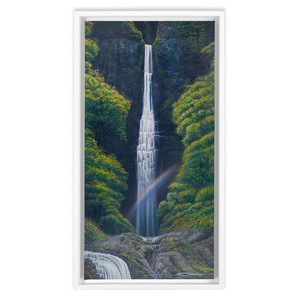 "Kauai Falls" Framed Traditional Stretched Canvas