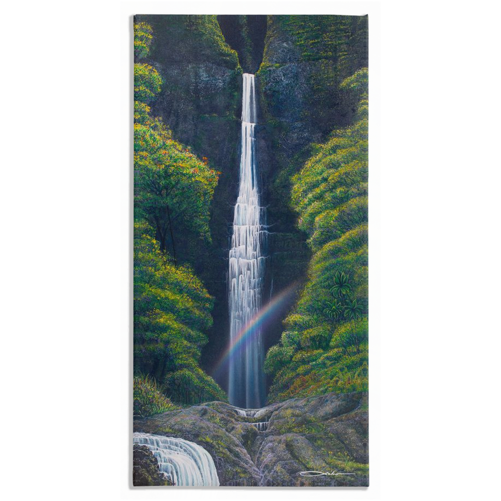 "Kauai Falls" Traditional Stretched Canvas