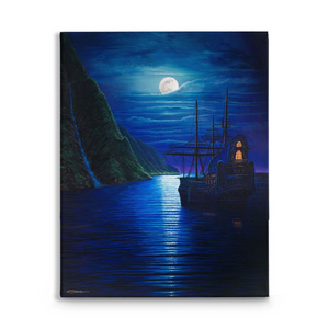 "Paradise Found" Traditional Stretched Canvas