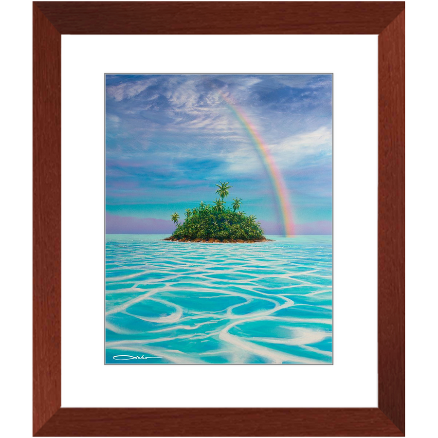 "Heaven's Lagoon" Framed Prints