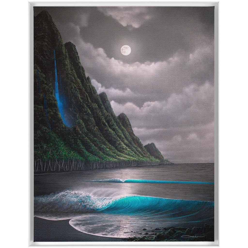 "Na Pali Dream" Framed Traditional Stretched Canvas