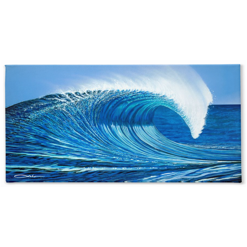 "Waimea Bay" Traditional Stretched Canvas