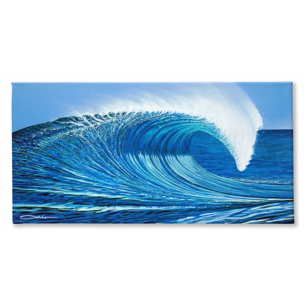 "Waimea Bay" Traditional Stretched Canvas