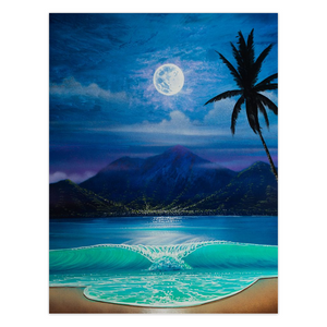 "Moon Over Hilo Bay" Folded Cards