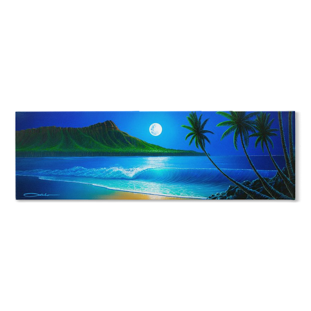 "Blue Hawaii" Traditional Stretched Canvas