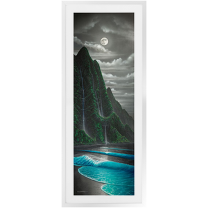"Moonlit Rain" Framed Prints