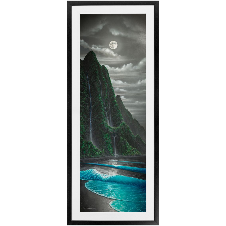 "Moonlit Rain" Framed Prints