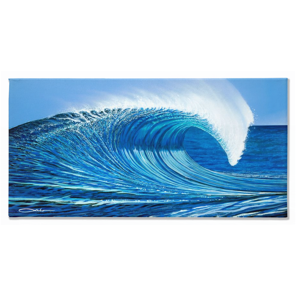 "Waimea Bay" Traditional Stretched Canvas