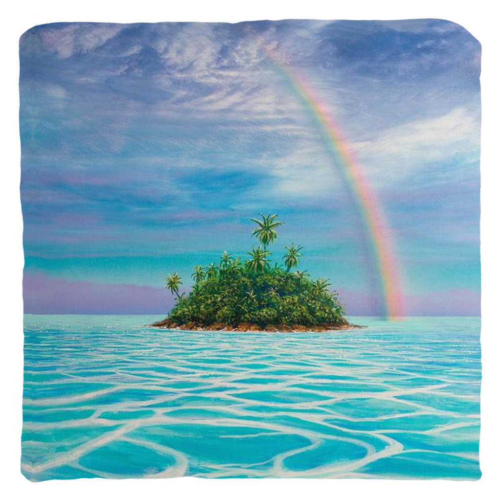 "Heaven's Lagoon" Throw Pillows