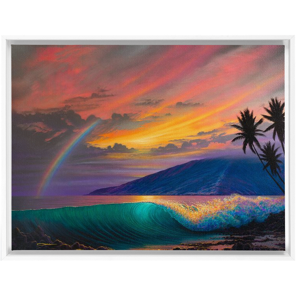 "Kihei Dream" Framed Traditional Stretched Canvas