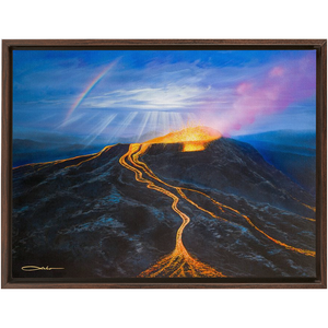 "Mauna Loa Dream" Framed Traditional Stretched Canvas