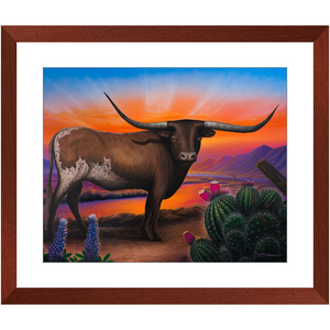"Heart of a Bull" Framed Prints