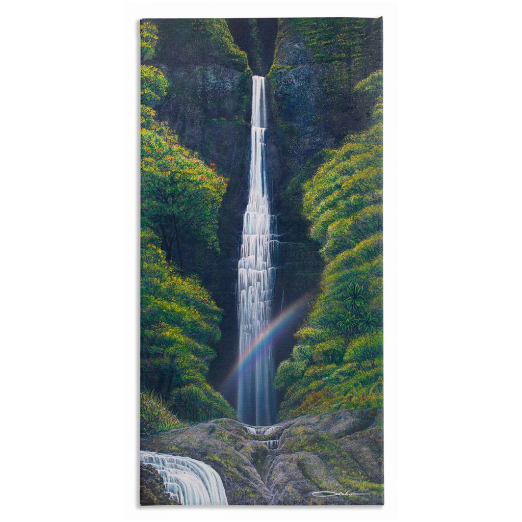 "Kauai Falls" Traditional Stretched Canvas