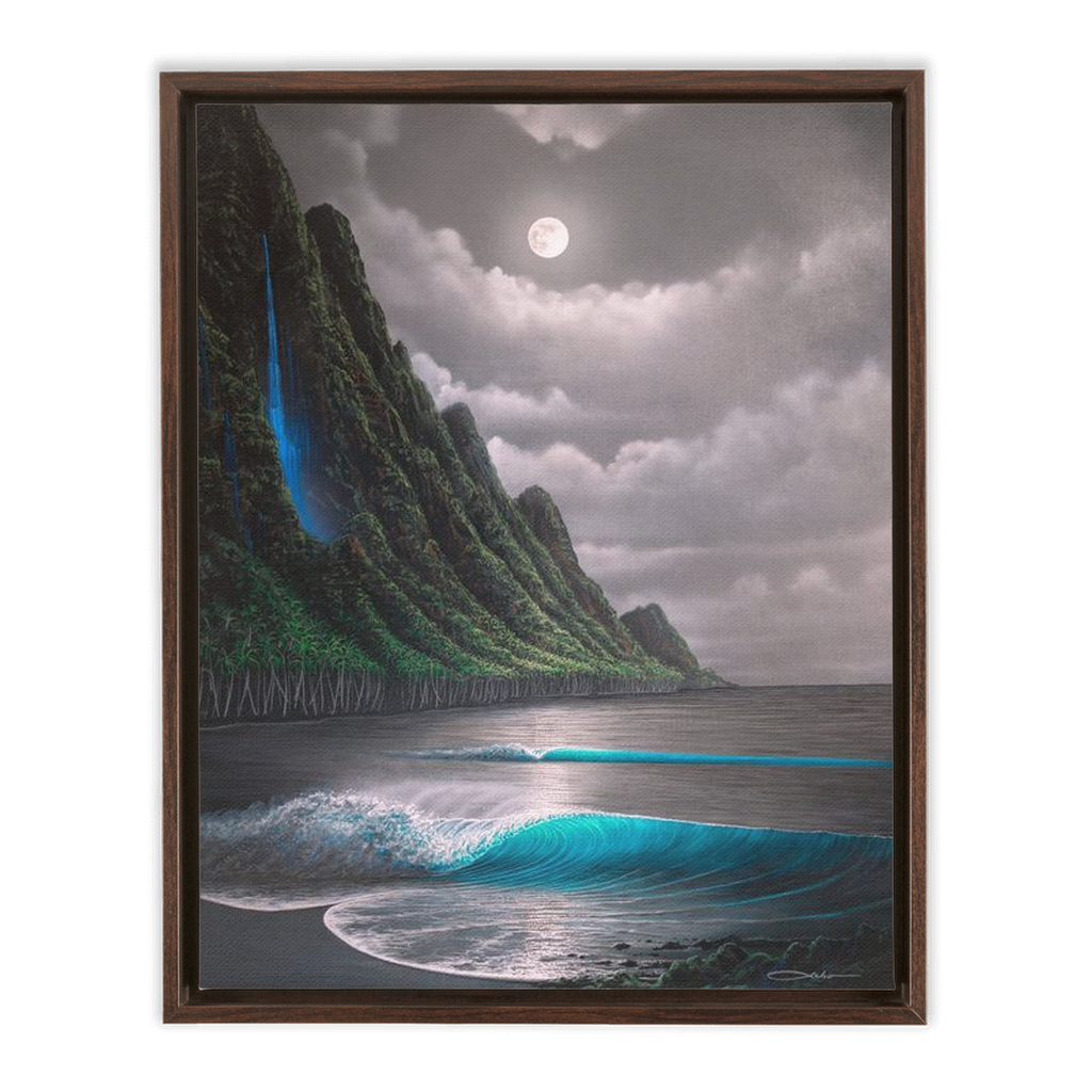 "Na Pali Dream" Framed Traditional Stretched Canvas