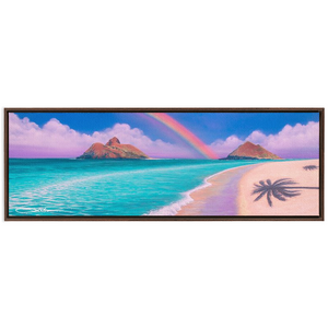"Over the Rainbow" Framed Traditional Stretched Canvas