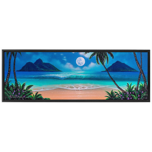 "Dreaming of Lanikai" Framed Traditional Stretched Canvas