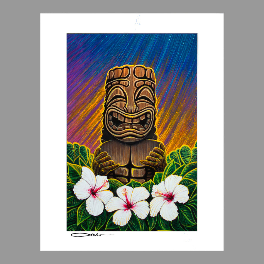 "Hawaiian Paradise" 11" x 14" Matted Print
