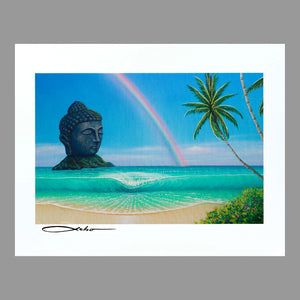 "Meditation Island"  "11" x 14" Matted Print