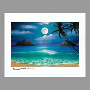 "Moonlit Moke's"" 11" x 14" Matted Print