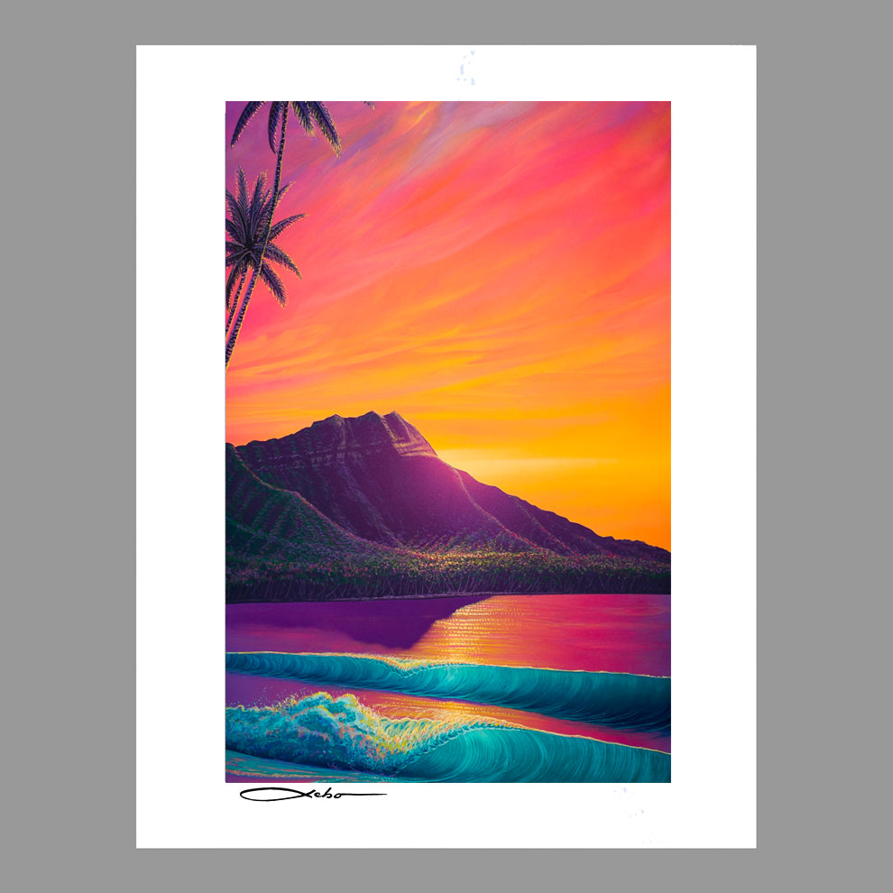 "Sun's Serenade" 11" x 14" Matted Print