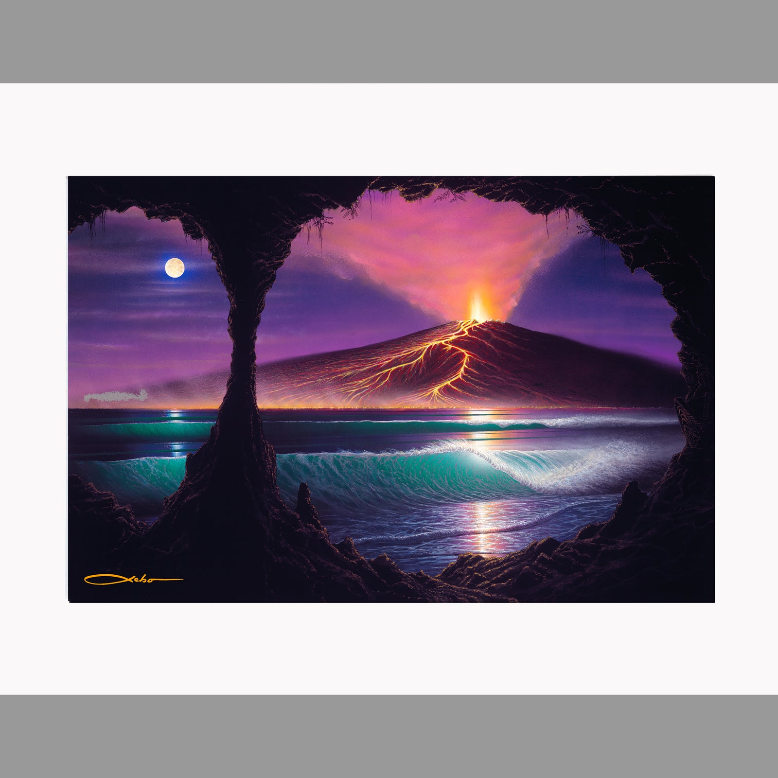 "Voice of Pele" 11" x 14" Matted Print