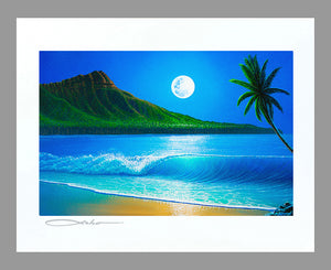 "Blue Hawaii" 11" x 14" Matted Print