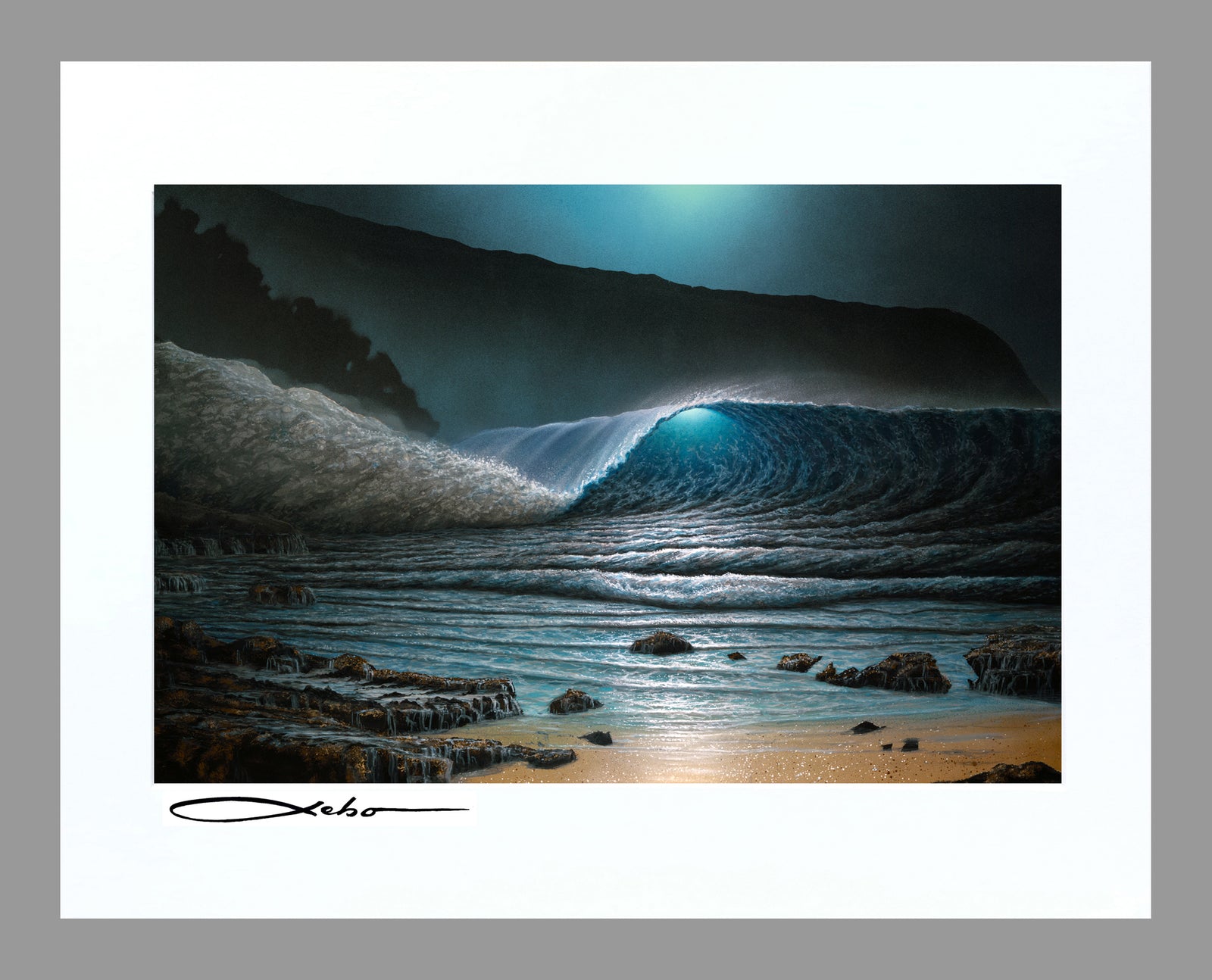 "Full Moon" 11" x 14" Matted Print