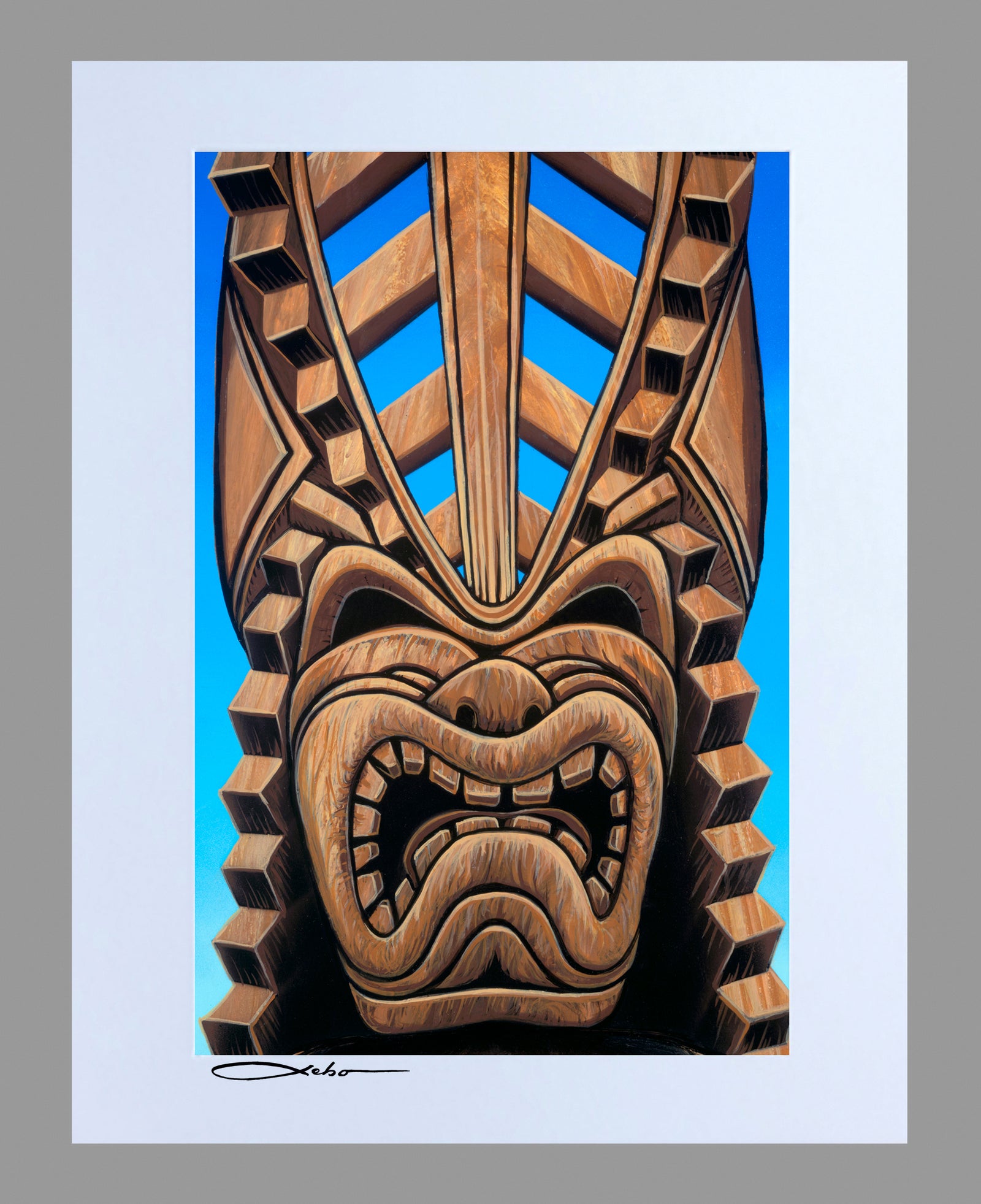 "Lono" 11" x 14" Matted Print