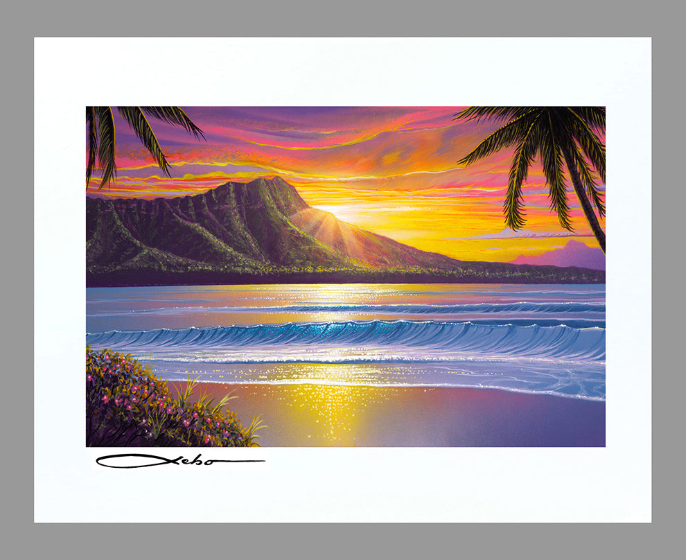 "Morning Glory" 11" x 14" Matted Print