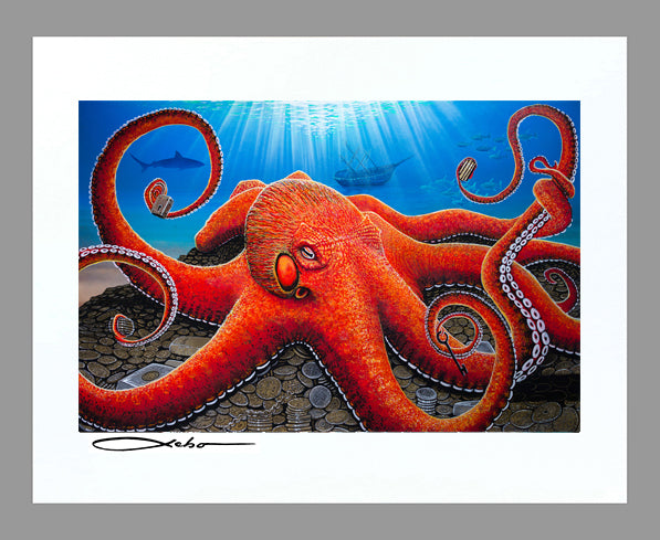 "No Man's Treasure" 11" x 14" Matted Print