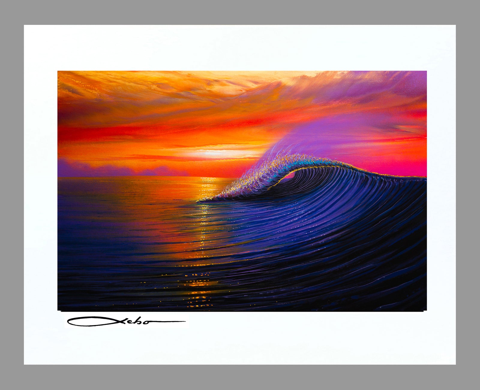 "Sunset Magic" 11" x 14" Matted Print