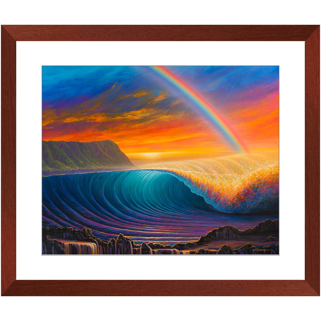 "Sunset at Shark's Cove" Framed Prints