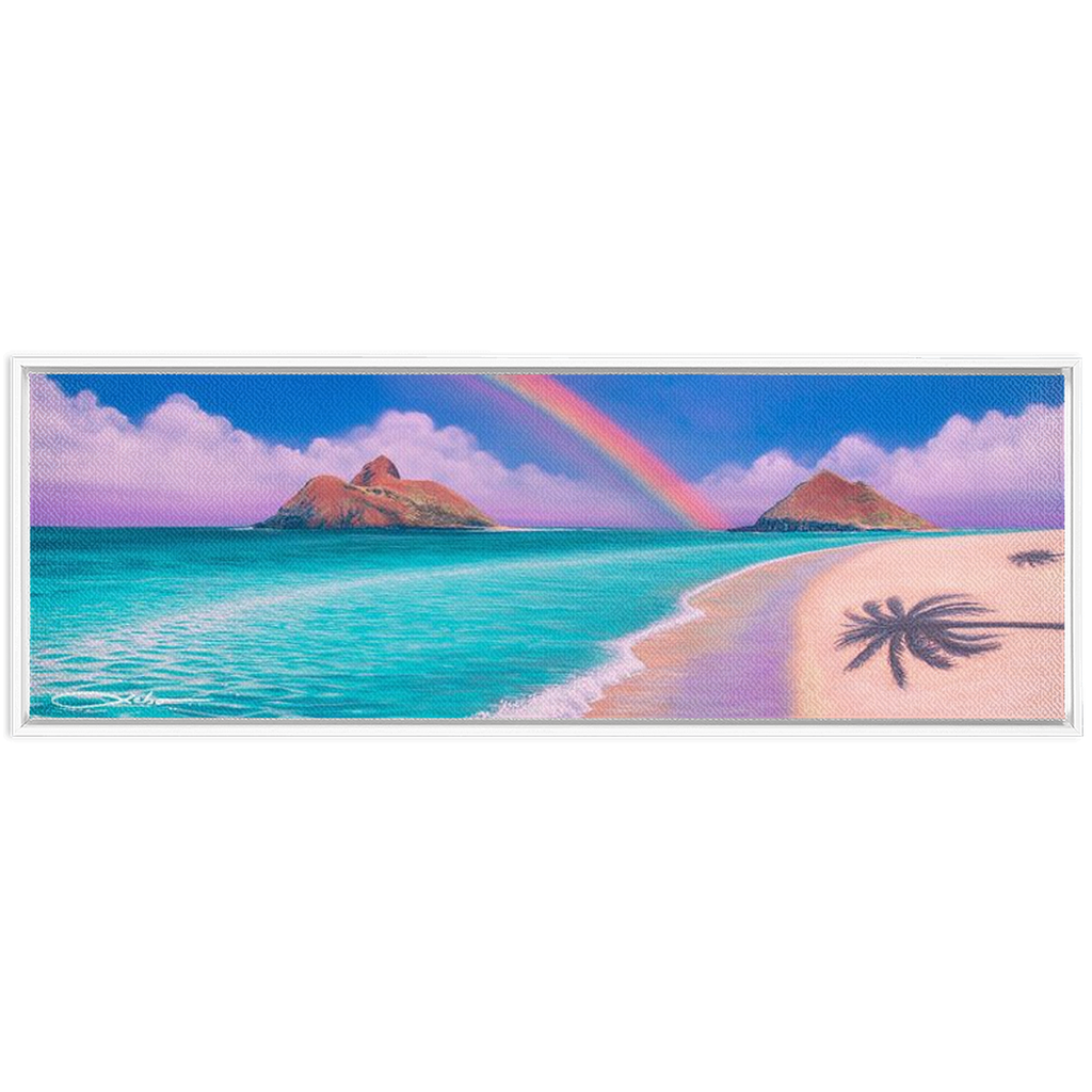 "Over the Rainbow" Framed Traditional Stretched Canvas