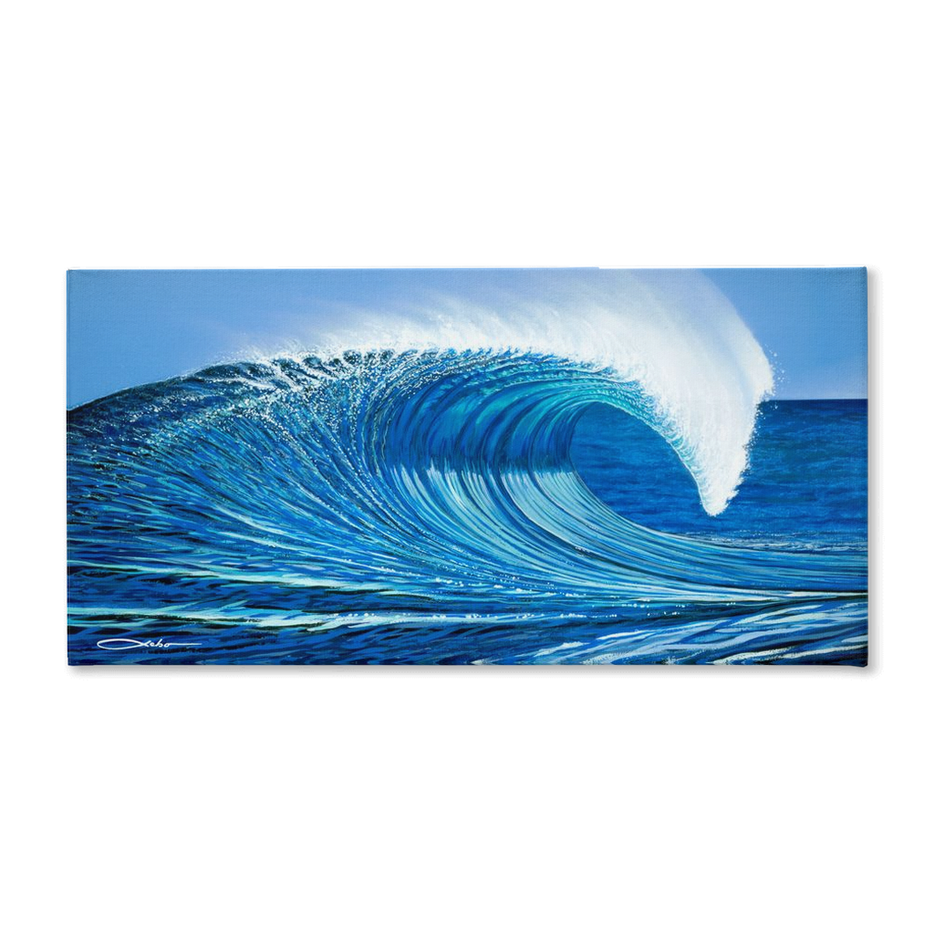 "Waimea Bay" Traditional Stretched Canvas