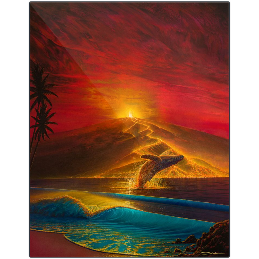 "Mauna Loa Awakes" Metal Prints