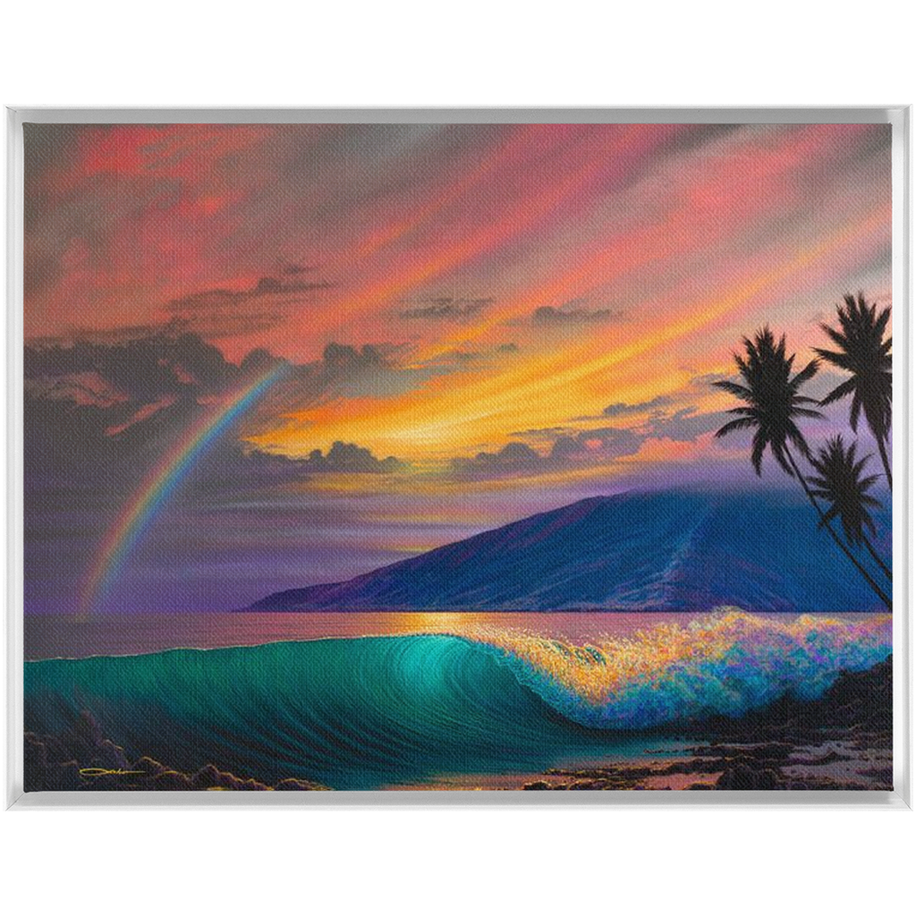 "Kihei Dream" Framed Traditional Stretched Canvas