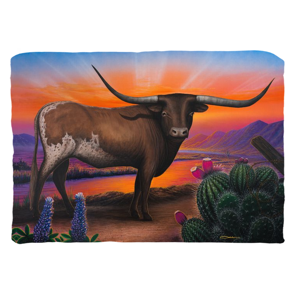 "Heart of a Bull" Throw Pillows