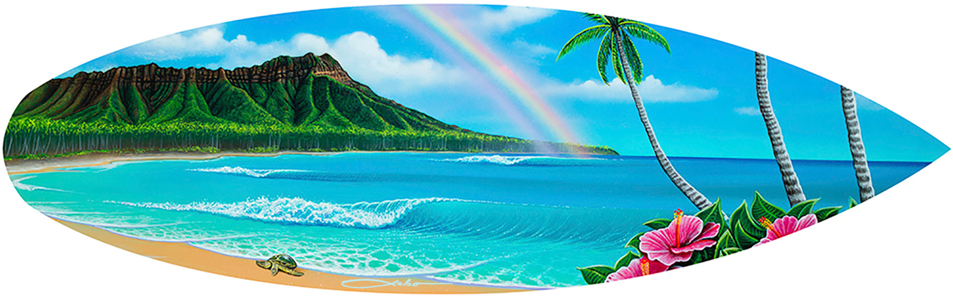 Rainbow Collection 15" Mini Surfboard Prints (Set of 3)