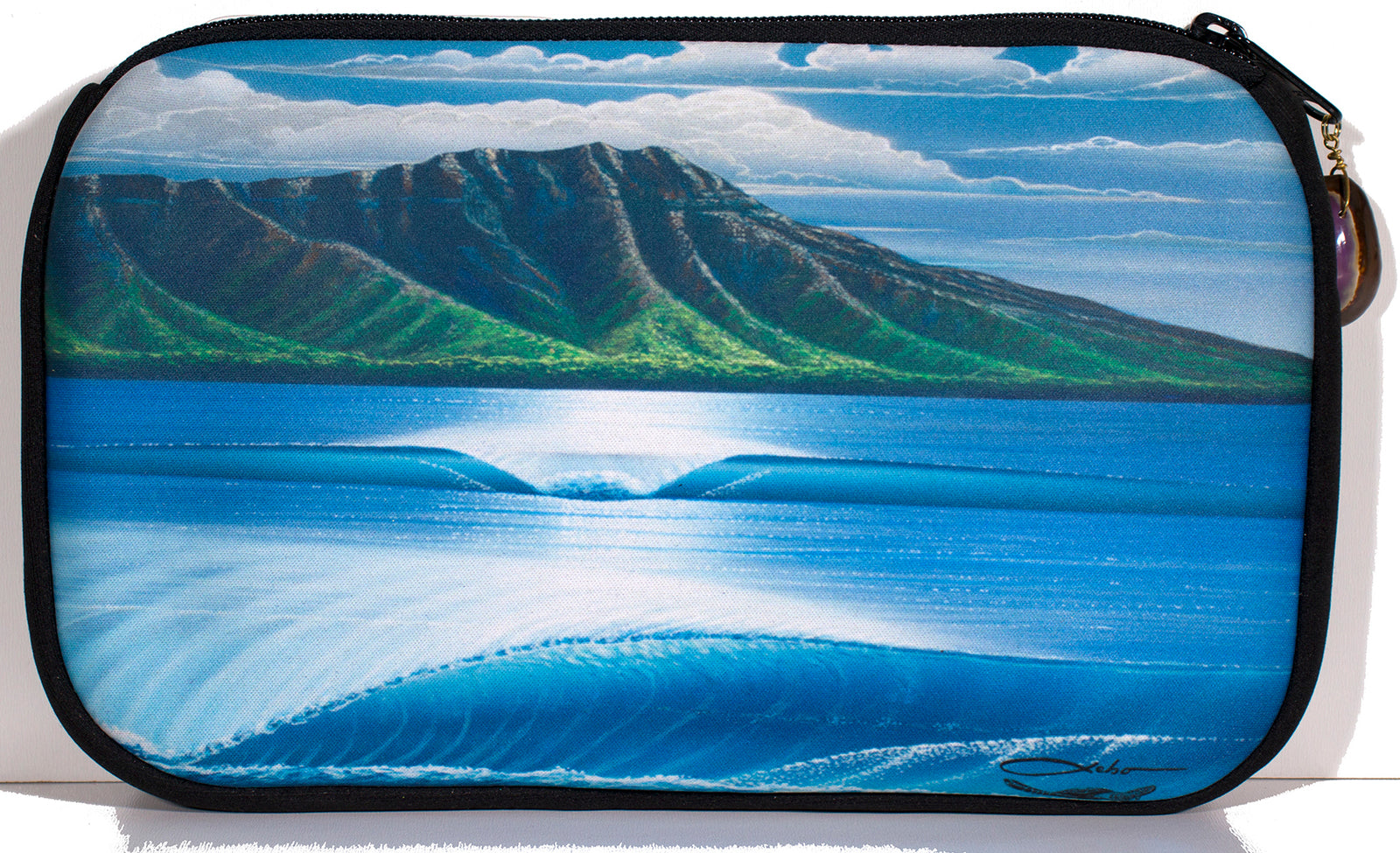 "Diamond Head Summer" Cosmetic Pouch