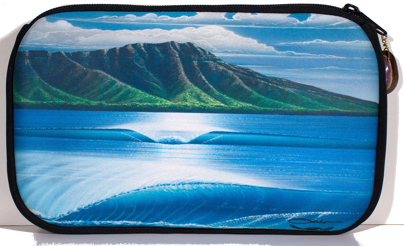 "Diamond Head Summer" Cosmetic Pouch