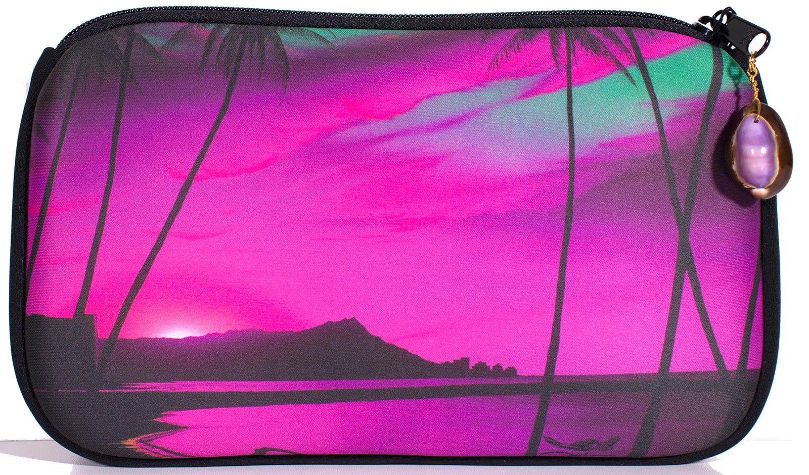 "Diamond Head Pink Sunrise" Cosmetic Pouch