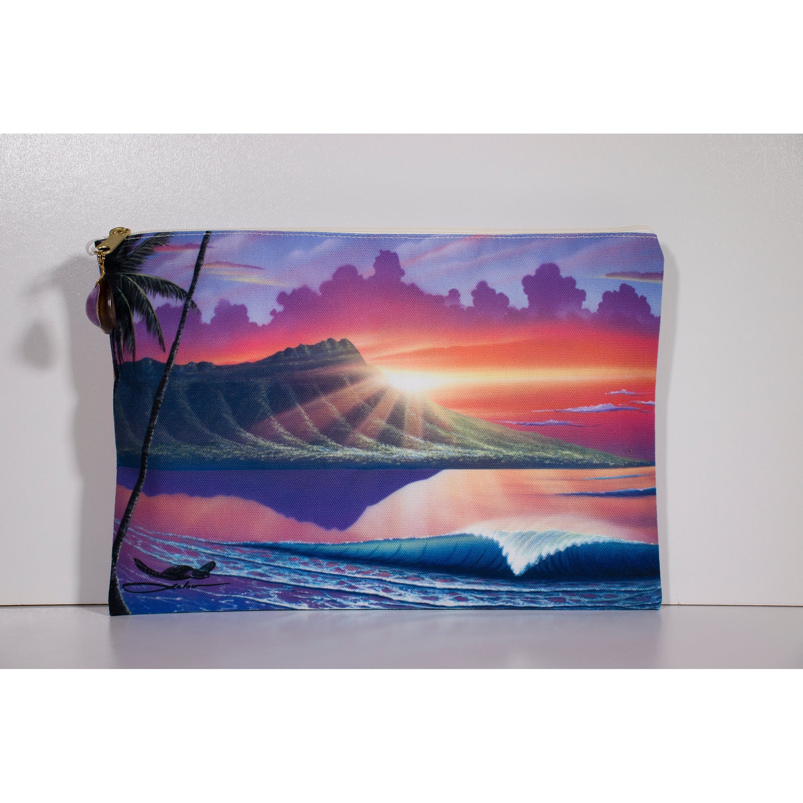 "Early Waikiki" Accessories Pouch - SeboArt.com